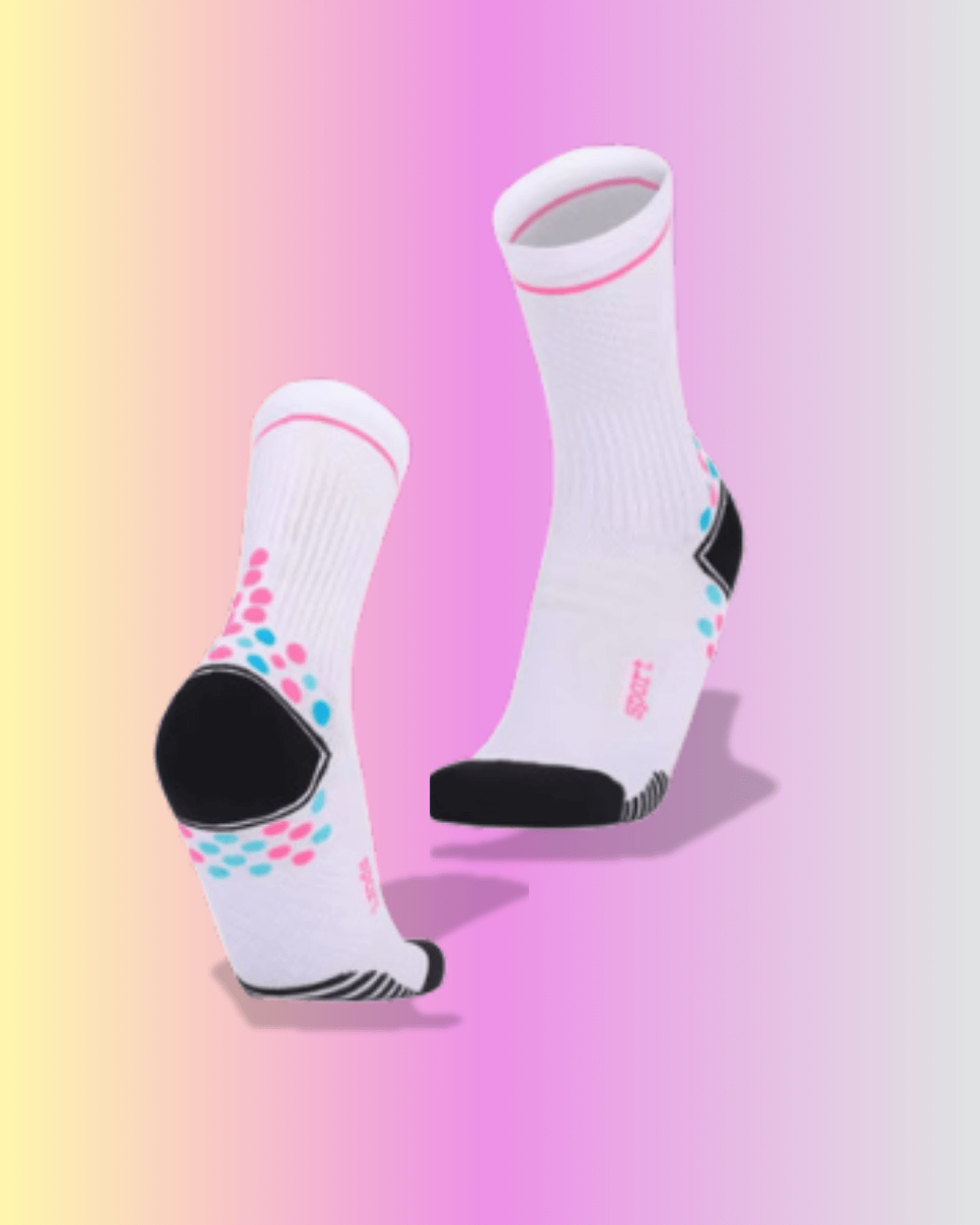Calcetin Runner de compresion EVOLRUN Blanco + Regalos