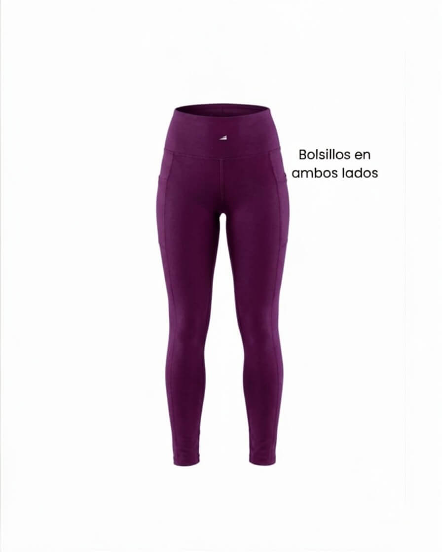 Calza Running Pro Compress Bolsillos