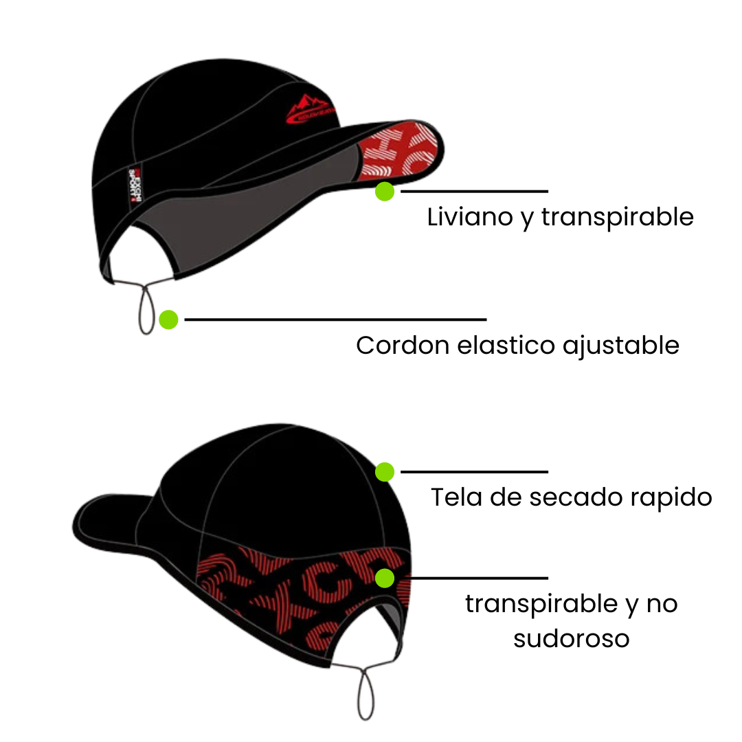 Gorro Running Rexchi Grey