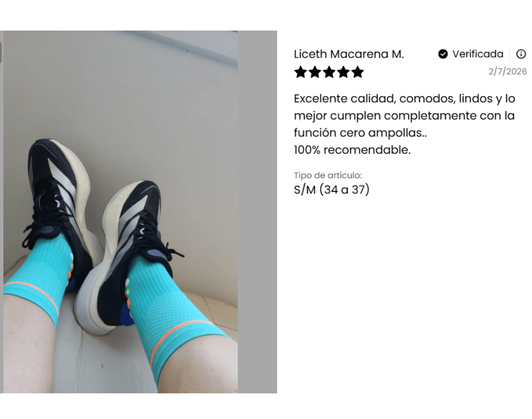 Calcetin Runner de compresion EVOLRUN Calypso + Regalos
