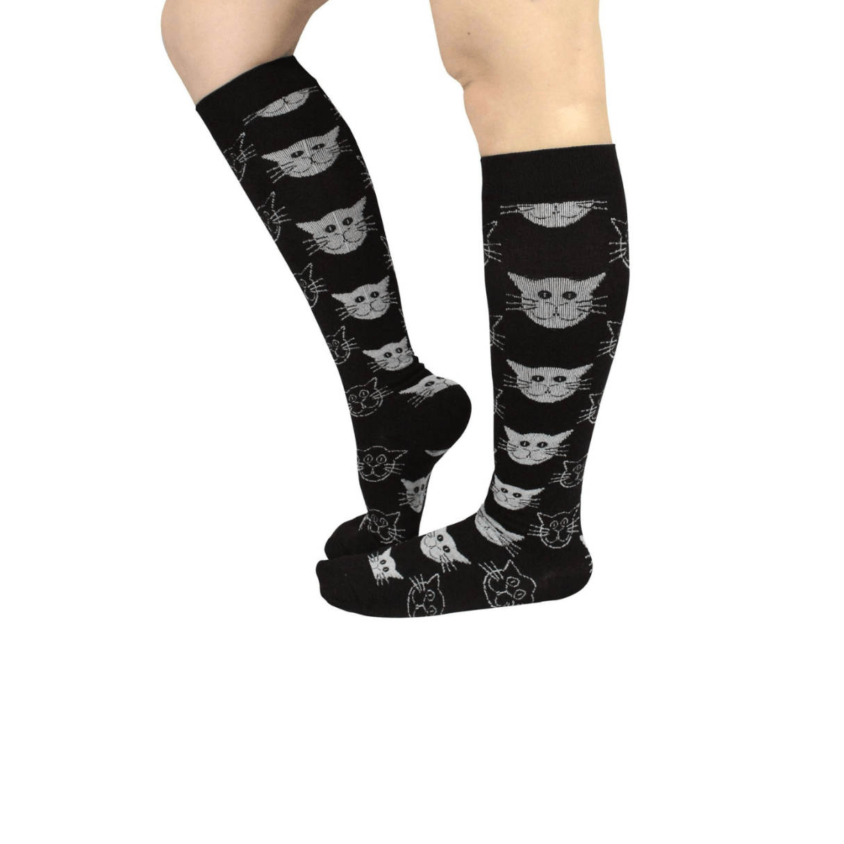 Calcetin Compresion Cat Black