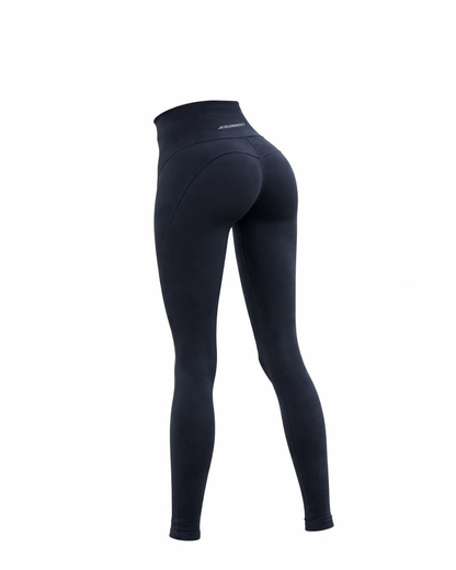Calza Running Pro Compress Black