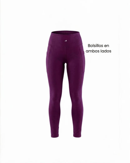 Calza Running Pro Compress Bolsillos