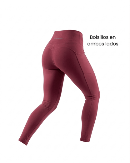Calza Running Pro Compress Bolsillos
