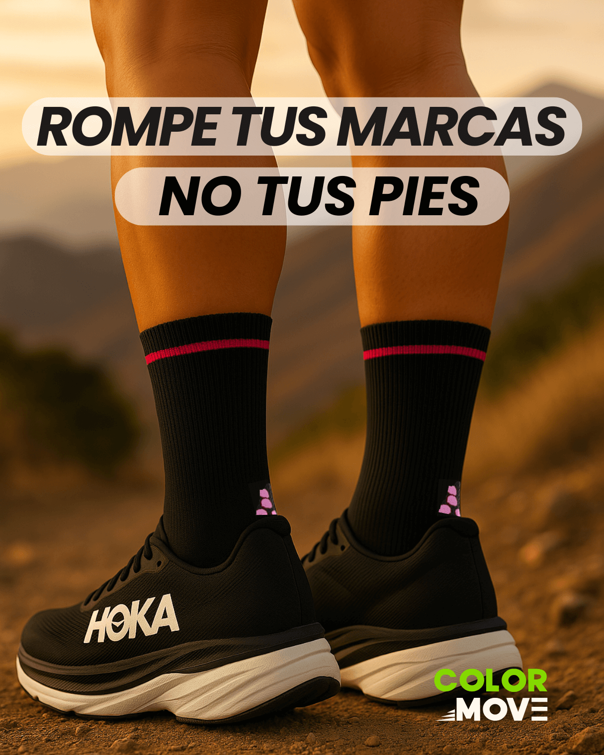 Calcetin Runner de compresion EVOLRUN Black + Experiencia runner + regalos