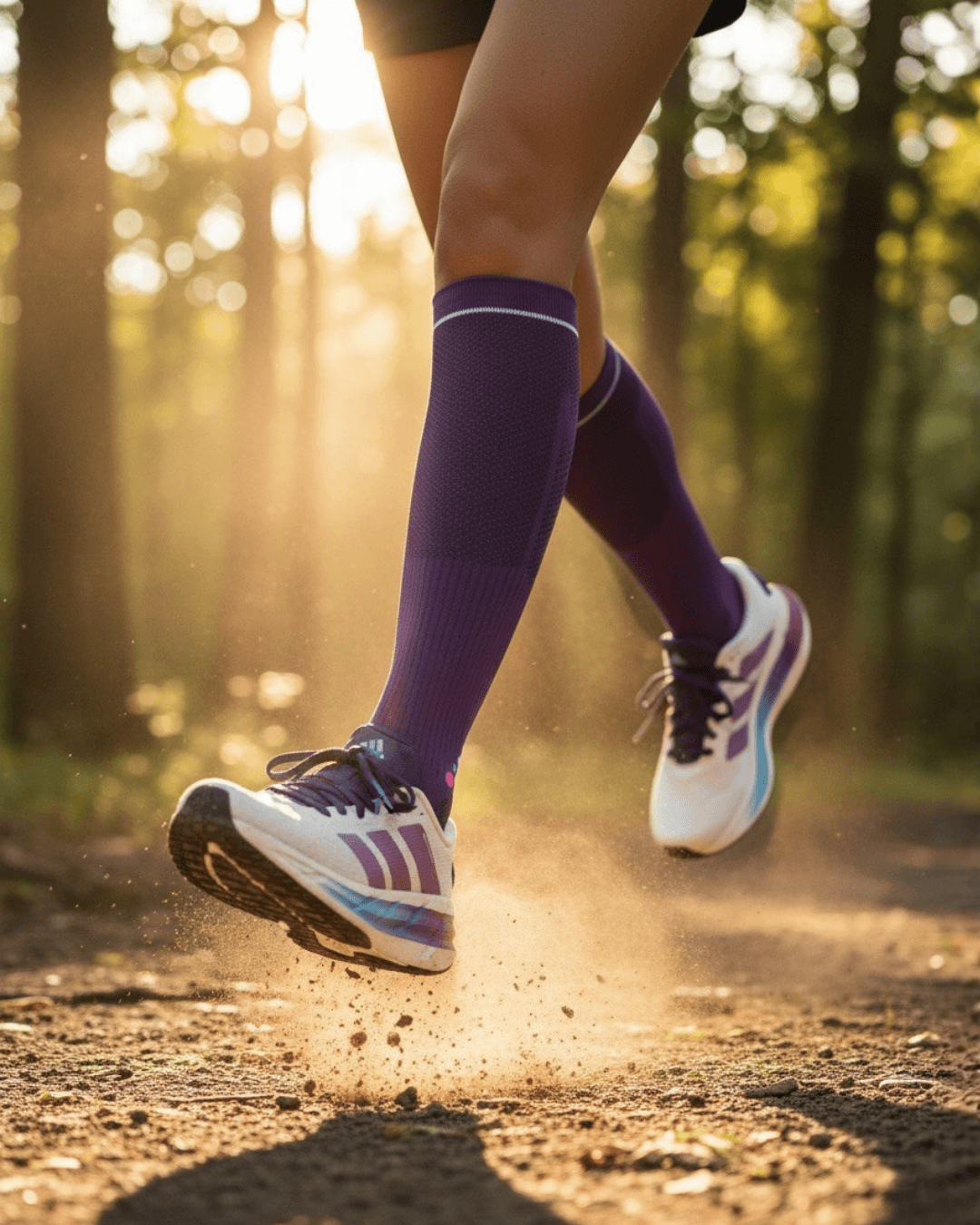 Calcetin Runner de Compresion EVOLUTION Purple + Experiencia runner + regalos