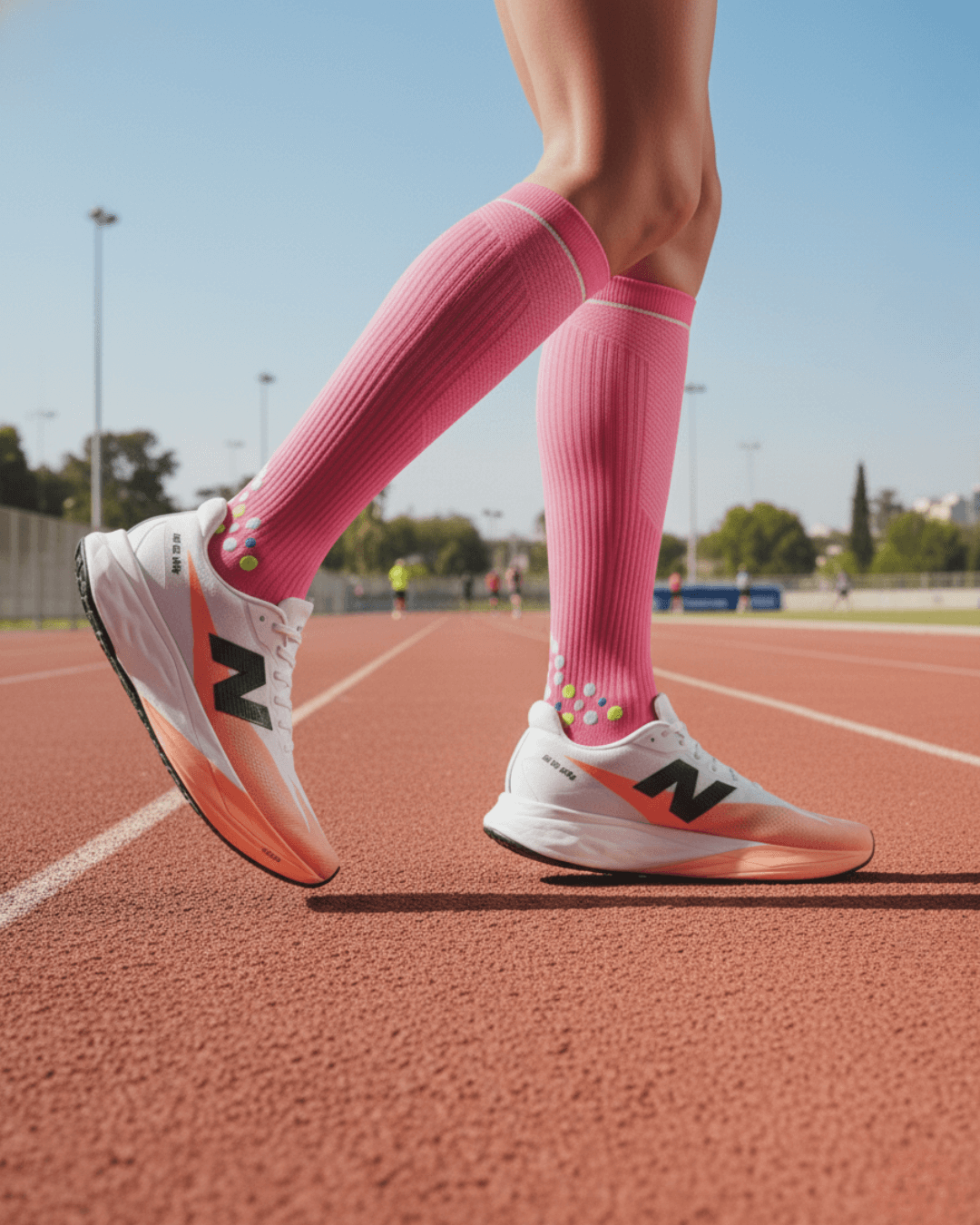 Calcetin Runner de Compresion EVOLUTION Pink + Experiencia runner + regalos