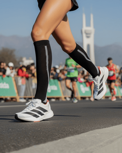 Calcetin RunMove Black gris