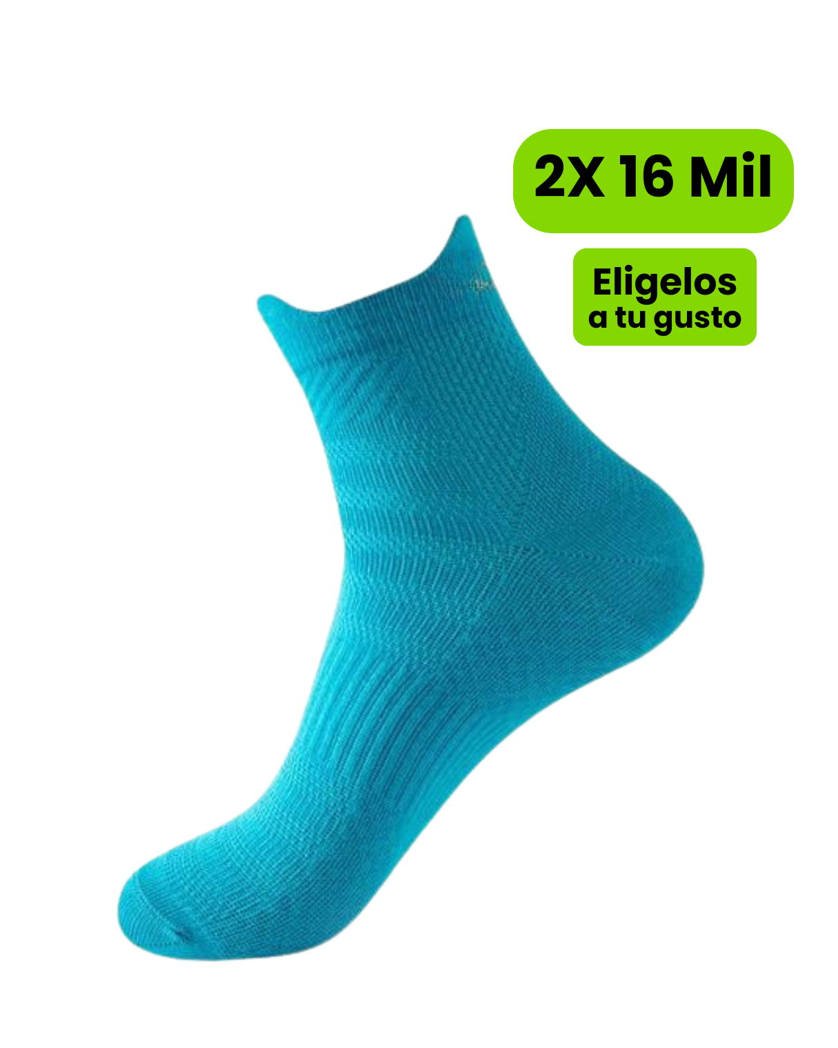 Calcetin corto Celeste Running Pro