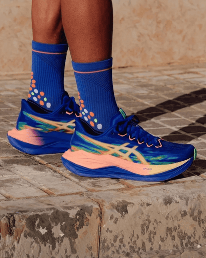 Calcetin Runner de compresion EVOLRUN Blue + Regalos