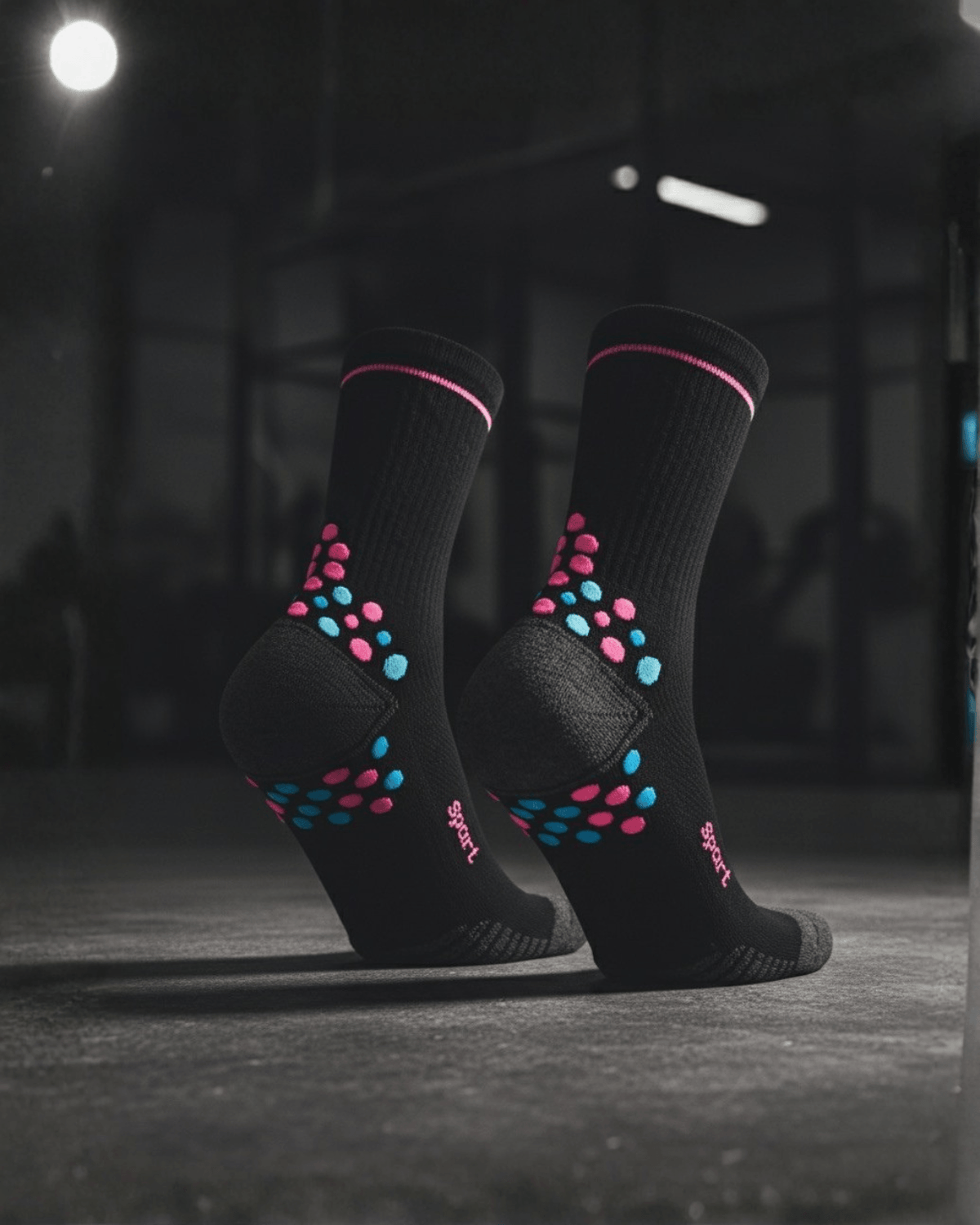 Calcetin Runner de compresion EVOLRUN Black + Regalos
