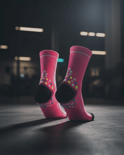 Calcetin Runner de compresion EVOLRUN Rose + Regalos