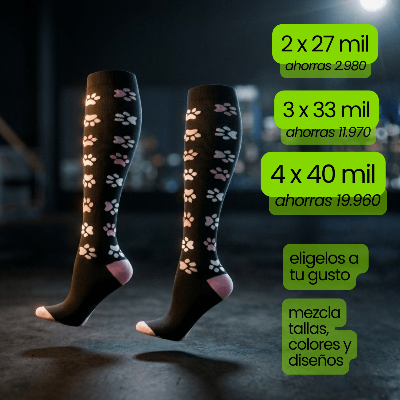Calcetin Compresion Patitas