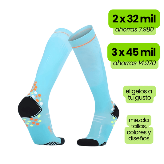 Calcetin Runner de Compresion EVOLUTION Calypso + Regalos
