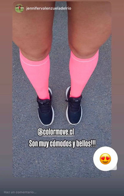 Calcetin Runner de Compresion EVOLUTION Rose + Regalos